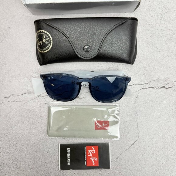 Ray-Ban Sunglasses RB4387 639980 trasparent blue main image 5
